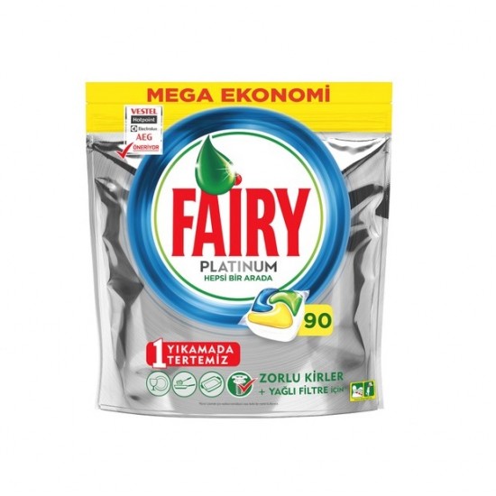 قرص ظرفشویی فیری FAIRY پلاتینوم بسته 90 عددی