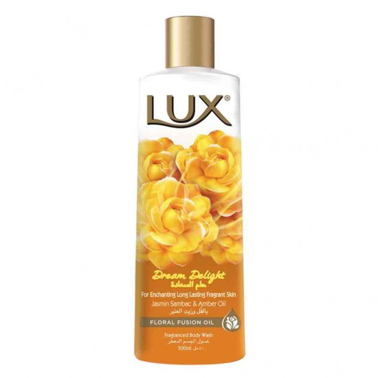 شامپو بدن لوکس Lux Dream Delight با رایحه یاس رازقی با روغن فیوژن 500 میل