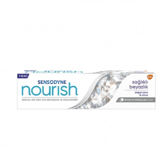 خمیر دندان سنسوداین SENSODYNE ضد حساسیت وسفید کننده ملایم روزانه مدل NOURISH حجم 50 میل